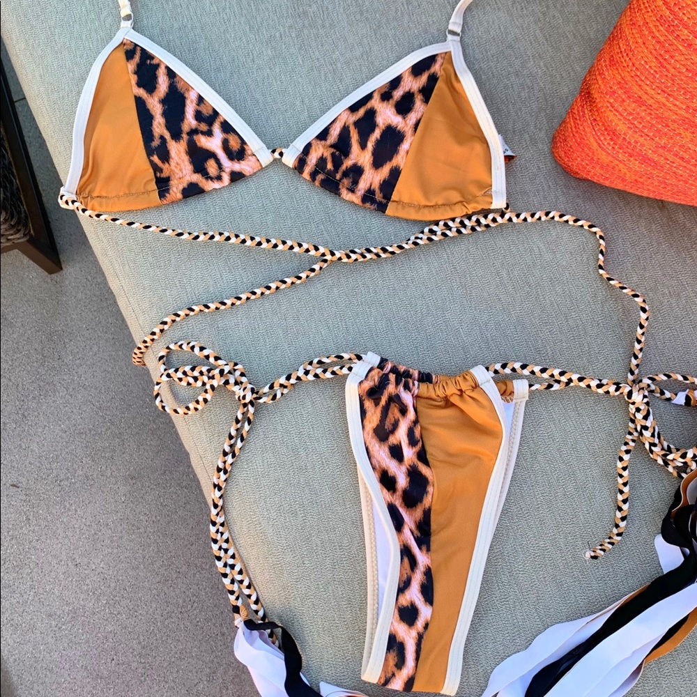 Animal print bikini